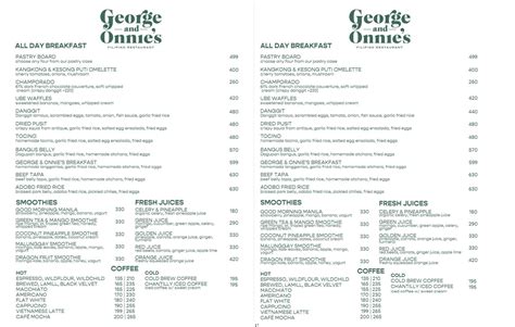 George and Onnie's .